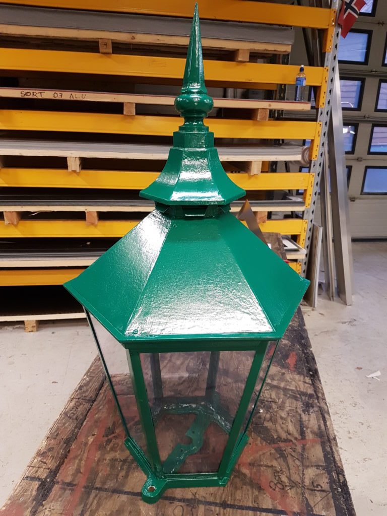 Lykt laget på verkstedet